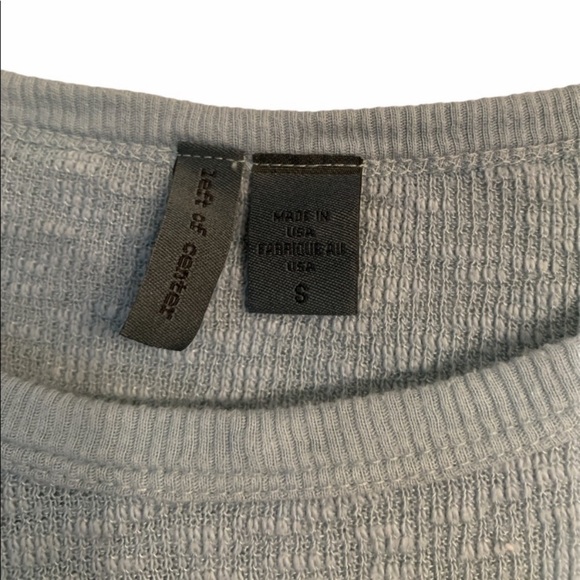 Anthropologie Left of Center Fela Tie Dye Waffle Knit Tunic Tee Size Small - Picture 4 of 7